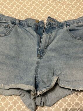 Universal Thread Light Blue Denim Rolled Hem Shorts